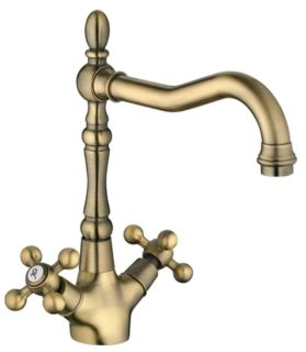 Смеситель для кухни Haiba HB4419-4 бронза